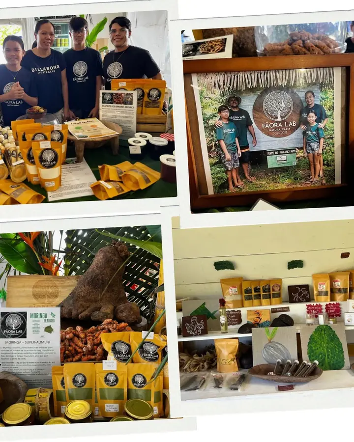 L’équipe de Fāora Lab et ses produits